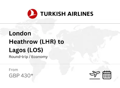 Lagos departure option 3